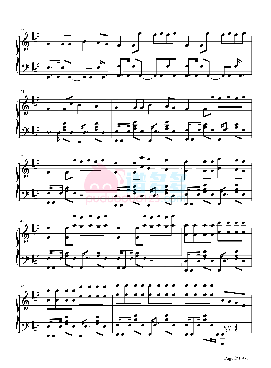 《黑人抬棺》钢琴谱第2张